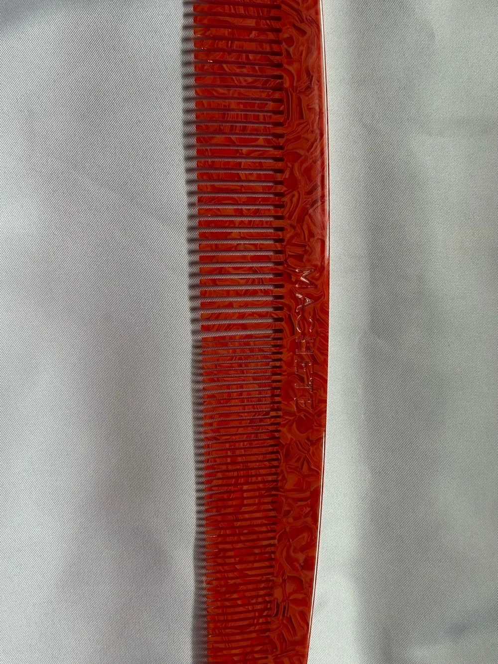 MACHETE No. 1 Comb in Poppy - Marbled Italian Acetate 9” Women's Comb